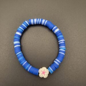 A Hawaiian themed clay bead bracelet